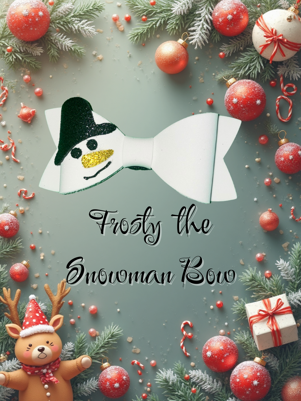 Frosty the Snowman Bow