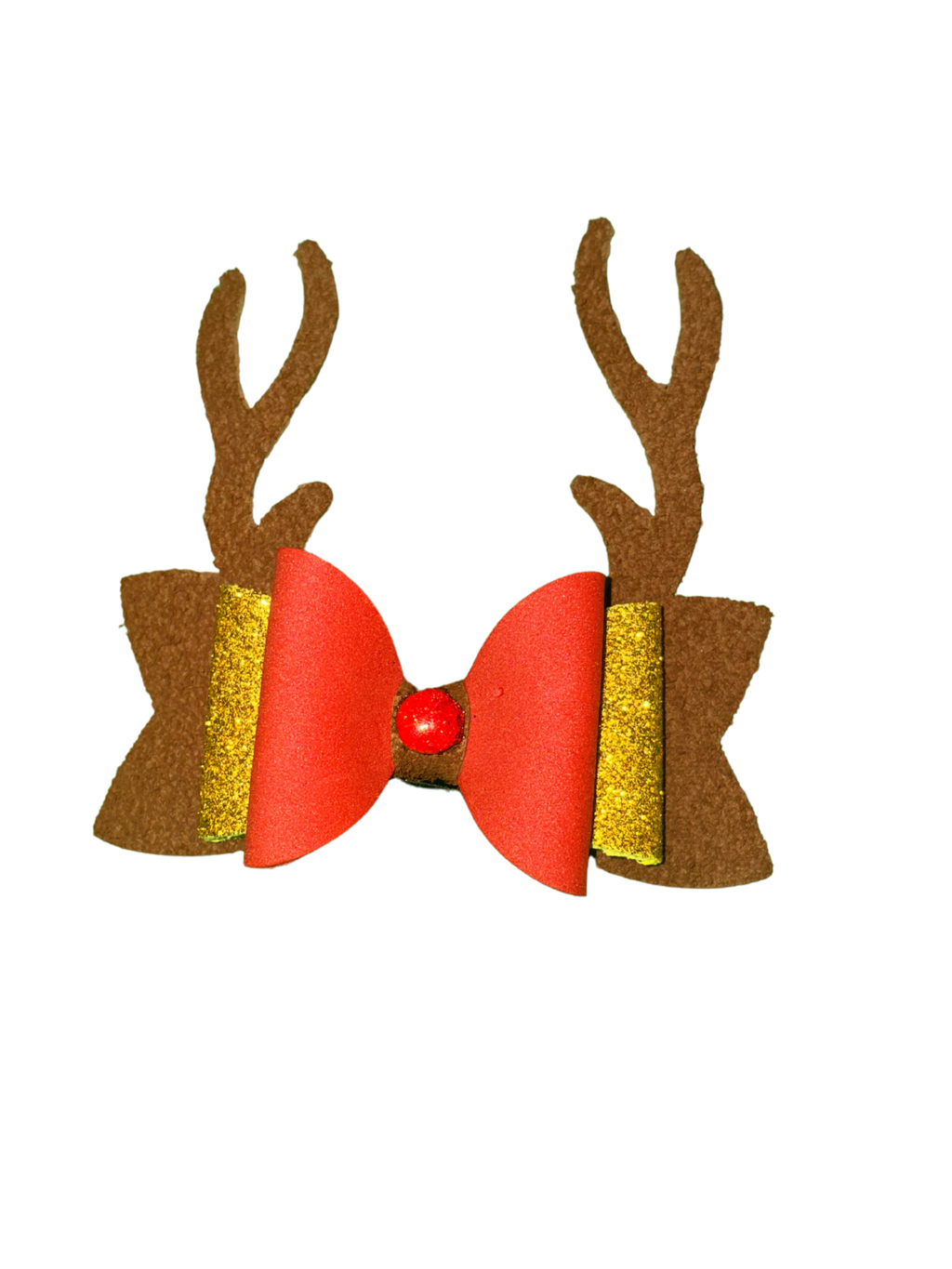 🎄 Rudolph’s Red Nose Bow