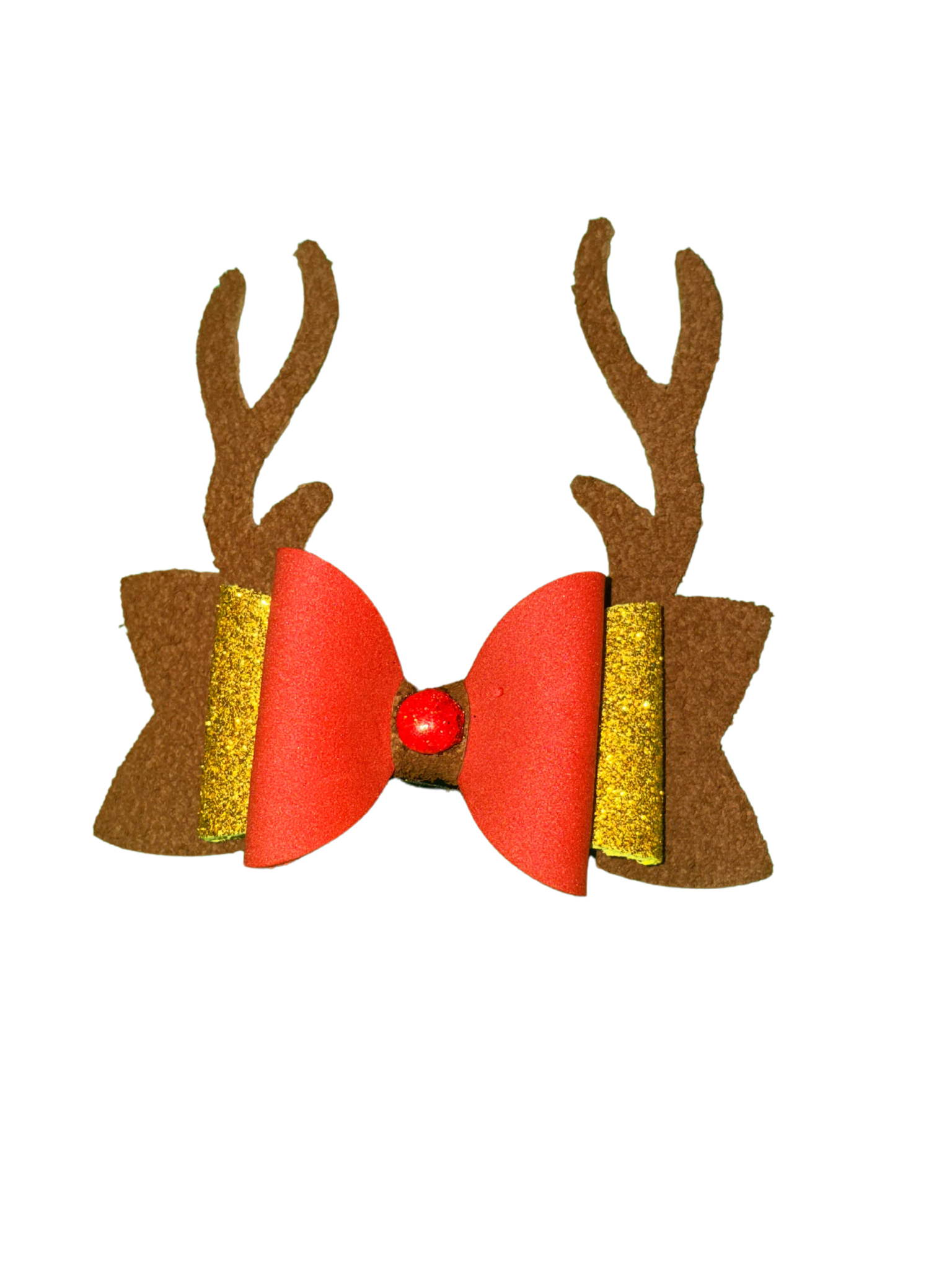 🎄 Rudolph’s Red Nose Bow